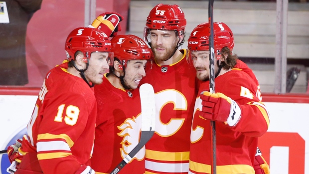 Calgary Flames Celebrate , The Canadian Press Calgary Flames Celebrate