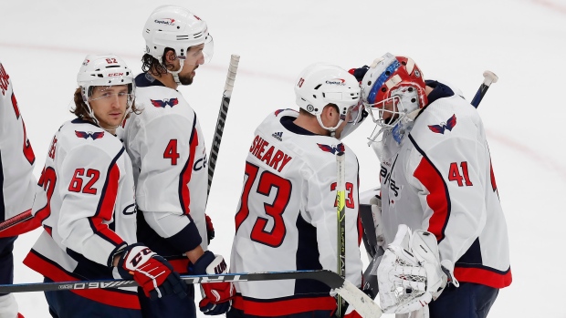 Washington Capitals Celebrate , The Canadian Press Washington Capitals Celebrate