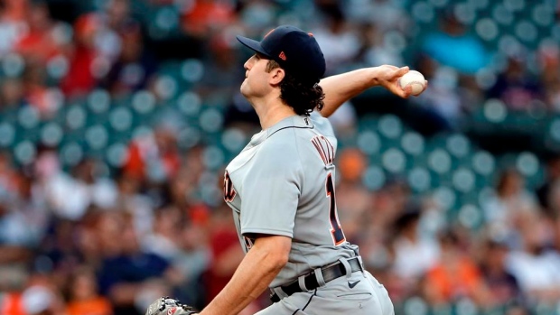 Detroit Tigers starting pitcher Casey Mize