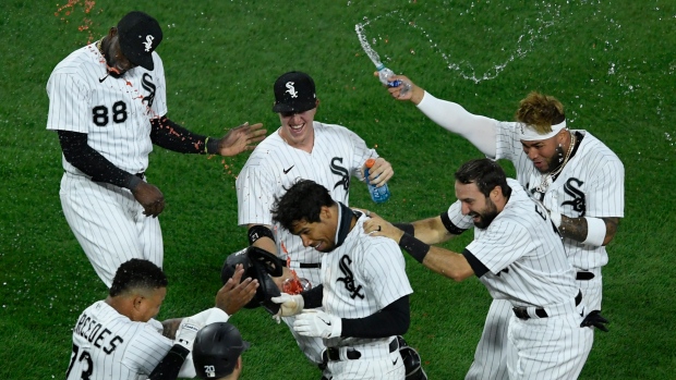 White Sox Celebrate , The Canadian Press White Sox Celebrate
