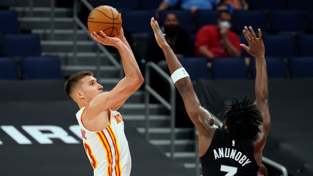 Atlanta Hawks: Bogdan Bogsanovic and his shooting struggles