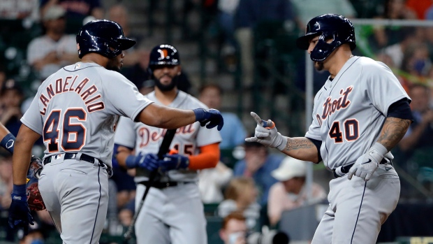 Detroit Tigers celebrate