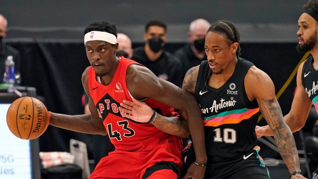 Pscal Siakam and DeMar DeRozan