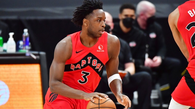 Raptors forward Chris Boucher brings NBA trophy to Montreal North