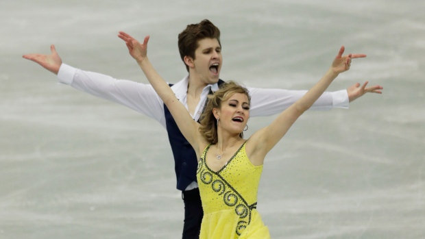 Canada's Carolane Soucisse and Shane Firus