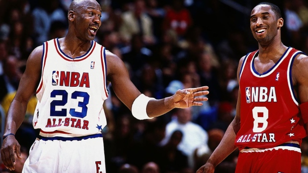 Michael Jordan and Kobe Bryant