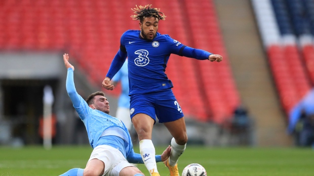 Reece James, Aymeric Laporte, The Canadian Press Reece James, Aymeric Laporte