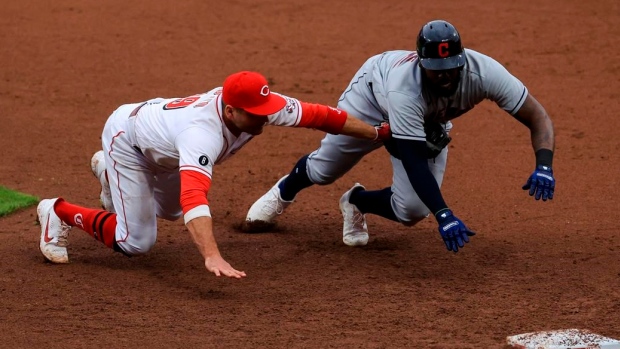 Joey Votto Franmil Reyes, The Canadian Press Joey Votto Franmil Reyes