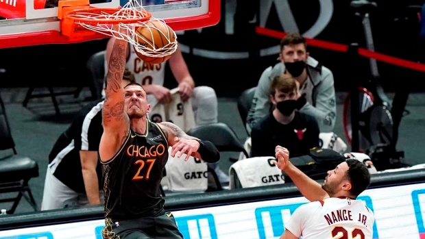 Daniel Theis Larry Nance Jr., The Canadian Press Daniel Theis Larry Nance Jr.