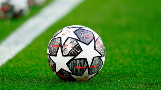 Soccer ball, The Canadian Press Soccer ball