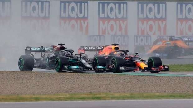 Lewis Hamilton and Max Verstappen, The Canadian Press Lewis Hamilton and Max Verstappen