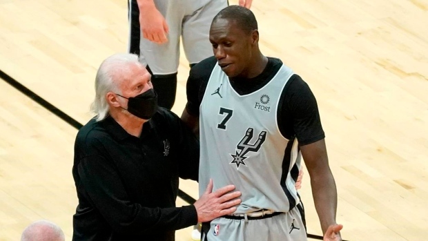 Gorgui Dieng Gregg Popovich, The Canadian Press Gorgui Dieng Gregg Popovich