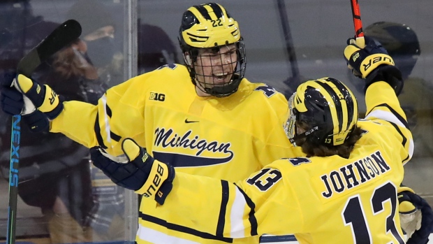 Michigan's Hughes signs NHL deal with Devils, gives up last two seasons on  Wolverines' blue line - College Hockey