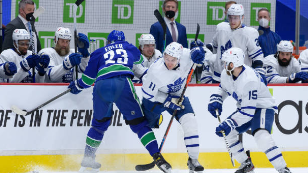 Vancouver Canucks de Alex Edler cree que FW Zack Hyman puede recuperarse rápidamente de las hojas de arce de Toronto