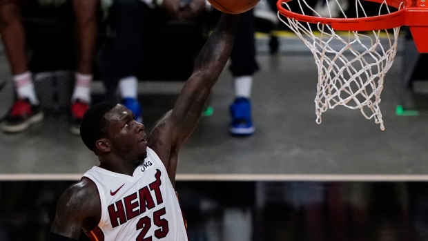 Miami Heat guard Kendrick Nunn, The Canadian Press Miami Heat guard Kendrick Nunn
