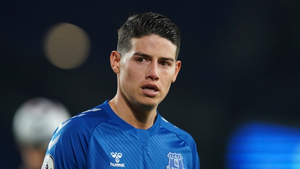 Everton's James Rodriguez, The Canadian Press Everton's James Rodriguez