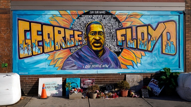 George Floyd Square mural