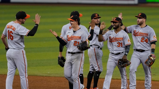 Baltimore Orioles Celebrate , The Canadian Press Baltimore Orioles Celebrate