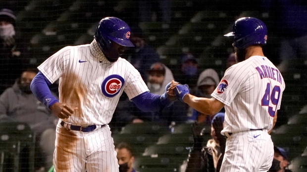 Jake Arrieta and Jason Heyward, The Canadian Press Jake Arrieta and Jason Heyward