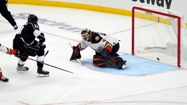 Anze Kopitar Anthony Stolarz, The Canadian Press Anze Kopitar Anthony Stolarz
