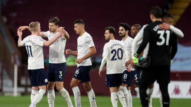 Manchester City Celebrate 