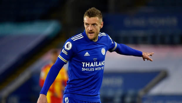 Leicester's Jamie Vardy, The Canadian Press Leicester's Jamie Vardy