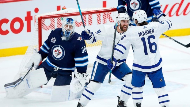 Toronto Maple Leafs celebrate