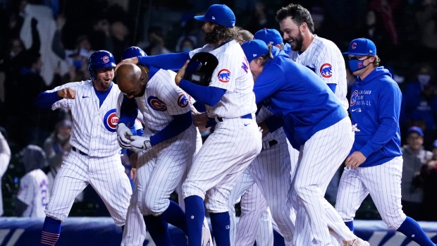 Chicago Cubs celebrate