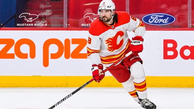 Flames' Tanev a full participant in Tuesday's practice
