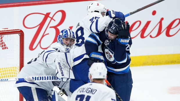 Jack Campbell Paul Stastny TJ Brodie, The Canadian Press Jack Campbell Paul Stastny TJ Brodie