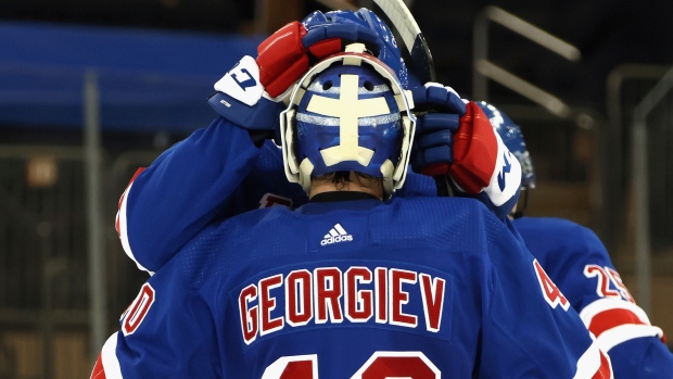 New York Rangers' Alexandar Georgiev