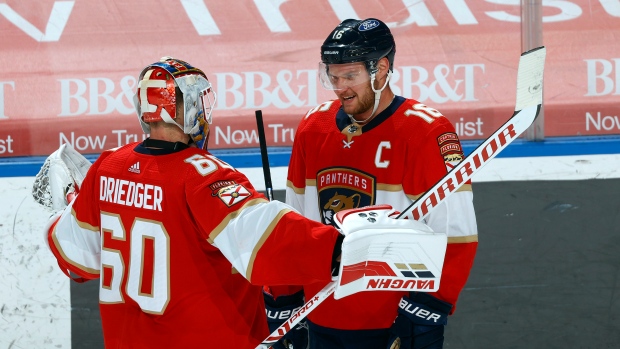 Aleksander Barkov, Chris Driedger, The Canadian Press Aleksander Barkov, Chris Driedger