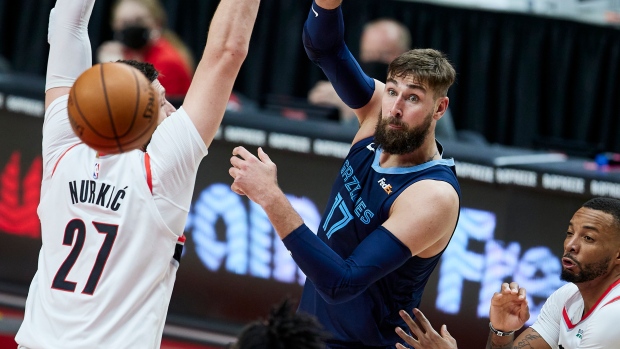 Jonas Valanciunas, The Canadian Press Jonas Valanciunas