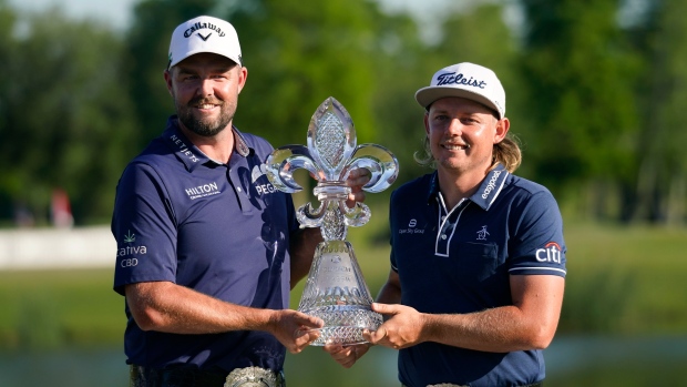 Marc Leishman and Cameron Smith, The Canadian Press Marc Leishman and Cameron Smith