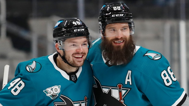 Tomas Hertl Brent Burns