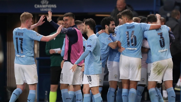 Manchester City celebrates