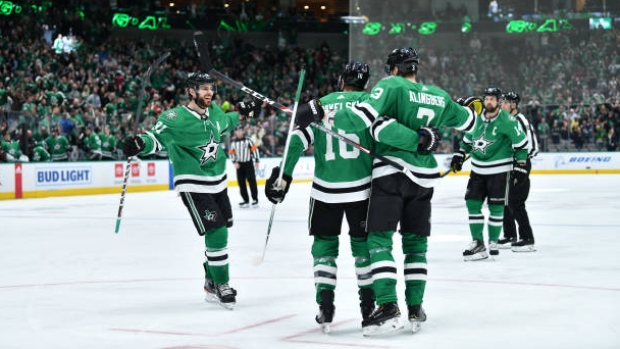 Tyler Seguin Joe Pavelski John Klingberg Jamie Benn, Glenn James/NHLI via Getty Images Tyler Seguin Joe Pavelski John Klingberg Jamie Benn