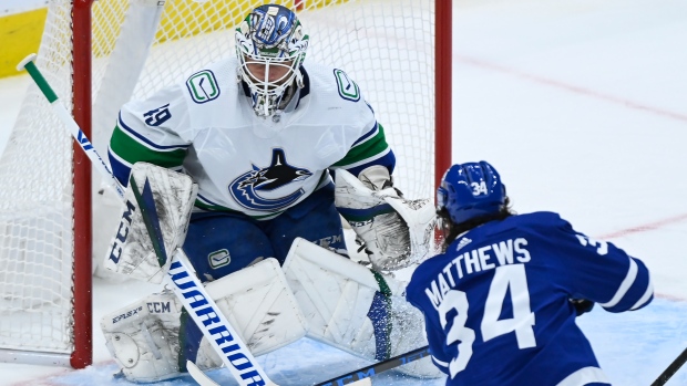 Auston Matthews, Braden holtby, The Canadian Press Auston Matthews, Braden holtby