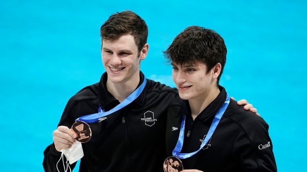 Canada's Vincent Riendeau and Nathan Zsombor-Murray