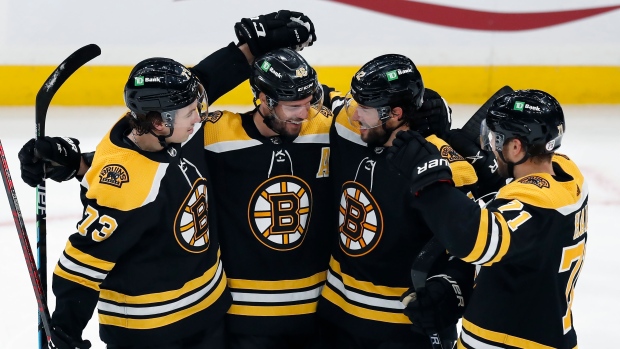 Boston Bruins celebrate