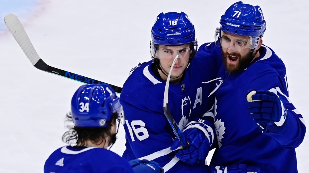 Toronto Maple Leafs celebrate