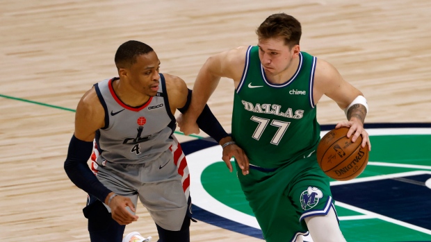 Russell Westbrook, Luka Doncic, The Canadian Press Russell Westbrook, Luka Doncic
