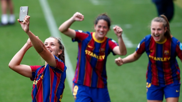 Barcelona's Lieke Martens, The Canadian Press Barcelona's Lieke Martens