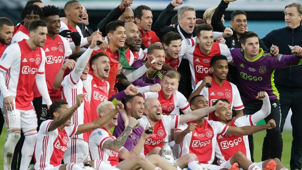 Ajax celebrates