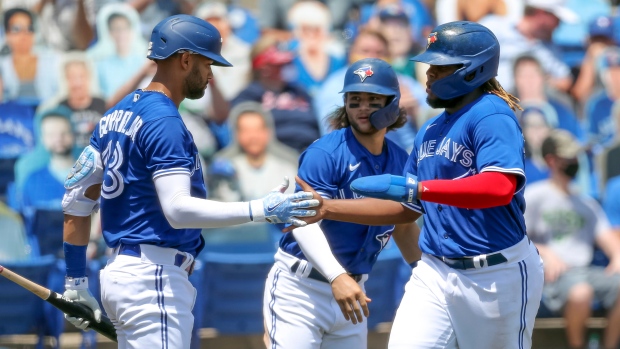 Lourdes Gurriel Jr. Bo Bichette Vladimir Guerrero Jr.