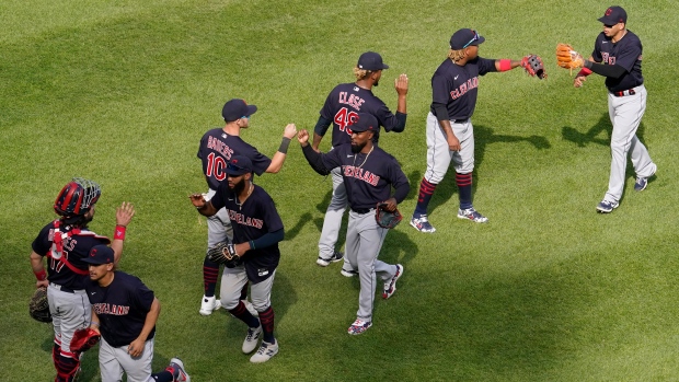Cleveland celebrates, The Canadian Press Cleveland celebrates
