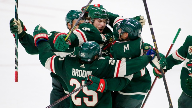 Jonas Brodin Jordan Greenway Marcus Foligno Joel Eriksson Ek