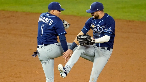 Willy Adames Kevin Kiermaier, The Canadian Press Willy Adames Kevin Kiermaier