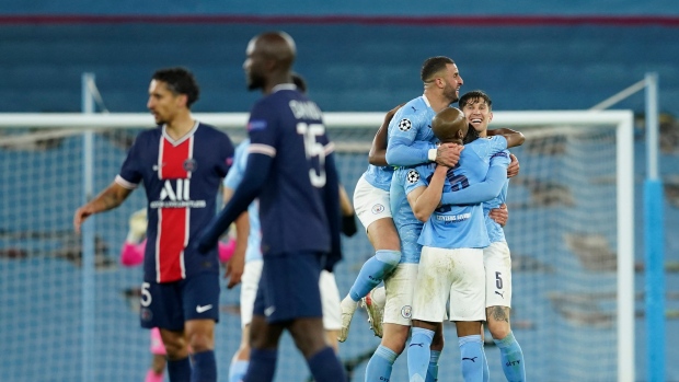 Manchester City celebrates