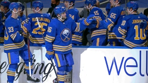 Blackhawks acquire Bjork from Sabres